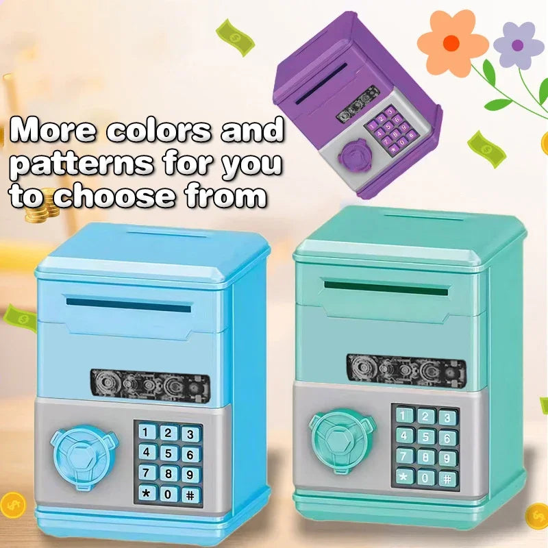Children'S Mini Piggy Bank Accessible Creative Piggy Bank Password Piggy Bank for Boys and Girls to Store Holiday Gifts