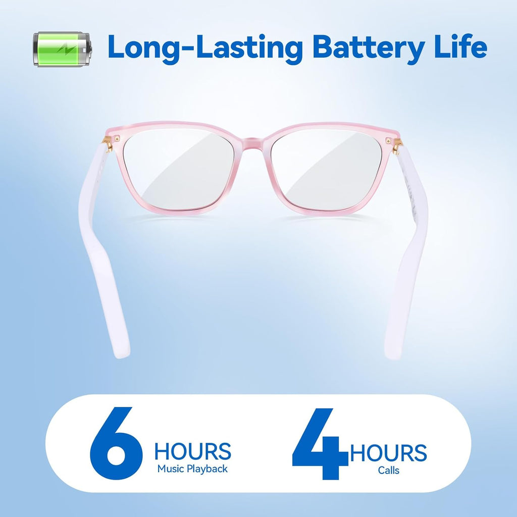 AI Smart Glasses for Men & Women – Powered by Chatgpt, Real-Time Translation, Bluetooth Glasses with Photochromic Lens, Music & Hands-Free Calling, UV & Blue Light Protection, Thin Temples