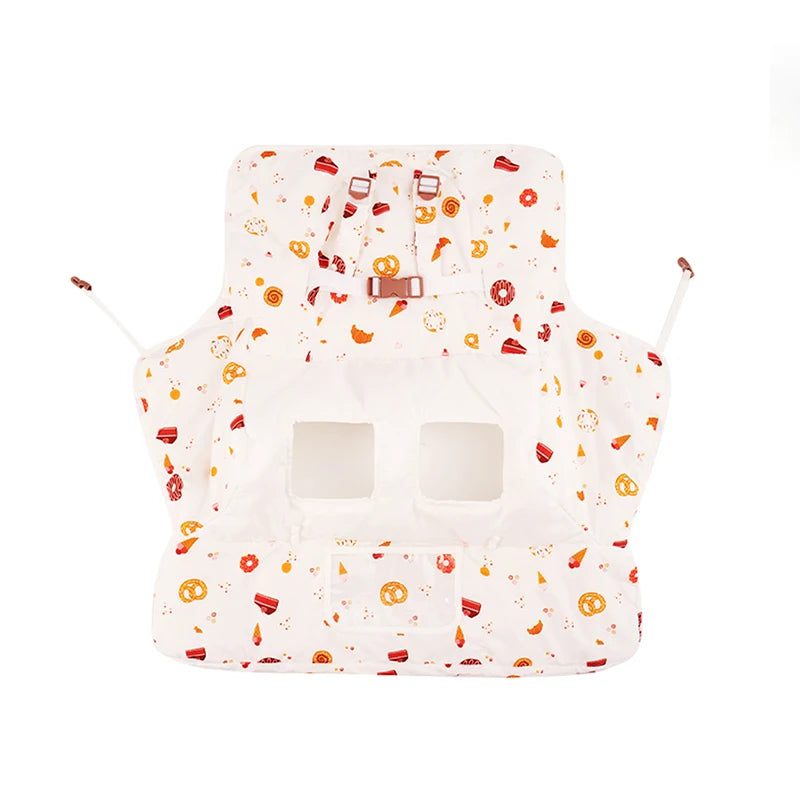 Multifunctional Baby Shopping Cart Cover with Safety Strap High Chair Cover Portable Grocery Cart Covers for Infants Toddlers