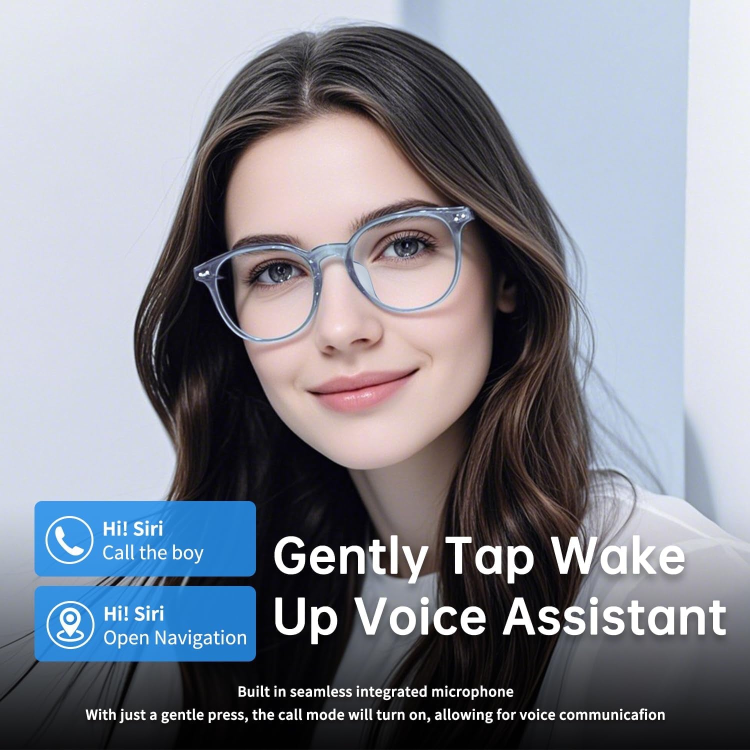 AI Smart Glasses for Men Women, Bluetooth Translation Glasses with Speakers Smart Audio Sunglasses with AI Translation (160+Languages), Photochromic Lenses, Music Glasses for Travel Business-Brown