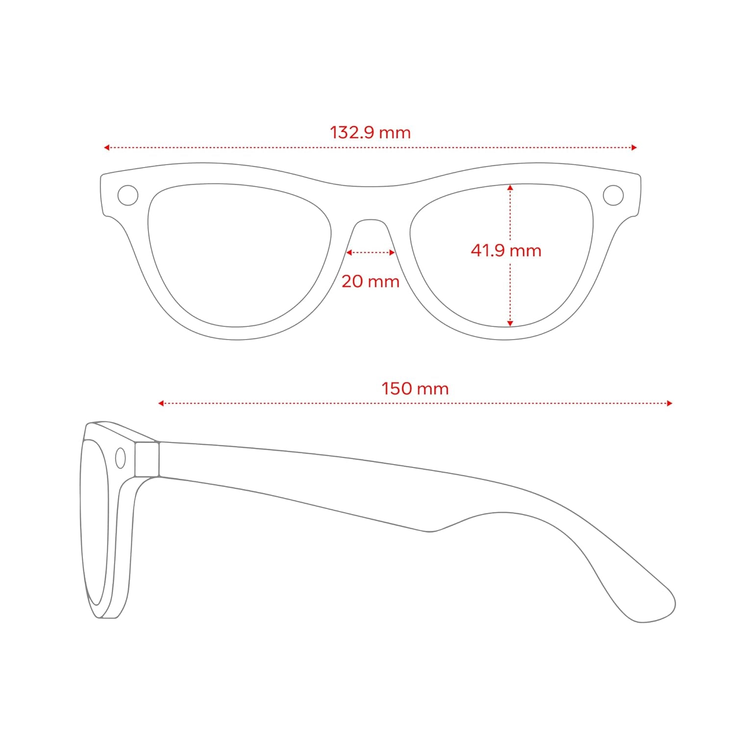 Ray-Ban Meta (Gen 2), Skyler, Shiny Chalky Grey | Smart AI Glasses for Men, Women — 2X Battery Life — 3K Ultra HD Resolution — 12 MP Ultra-Wide Camera, Audio, Video — Transitions® Sapphire Lenses
