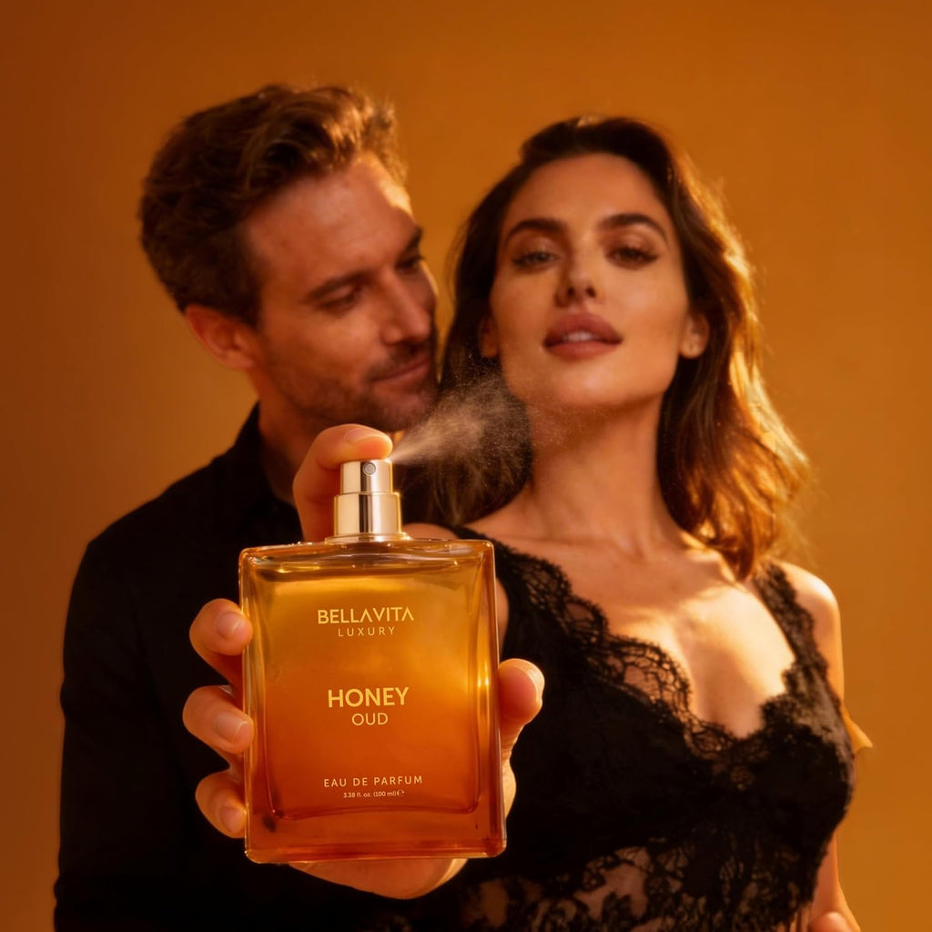 Bellavita Luxury Honey Oud Eau De Parfum | 100 Ml (3.4 Fl.Oz.) | Perfume for Men and Women | Sweet Honey, Bergamot, Oud, and Amber Notes | Women'S Day Special