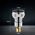 Zinc Alloy Angle Valve Wall Mount Toilet Washing Machine Tap One in Two Out Water Cleaning Faucet Bathroom Toilet Accessories