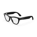 Ray-Ban  (Gen 1), Skyler, Shiny Black | Smart AI Glasses for Men, Women — 12 MP Ultra-Wide Camera, Open-Ear Speakers for Audio, Video Recording and Bluetooth — Clear Lenses — Wearable Technology