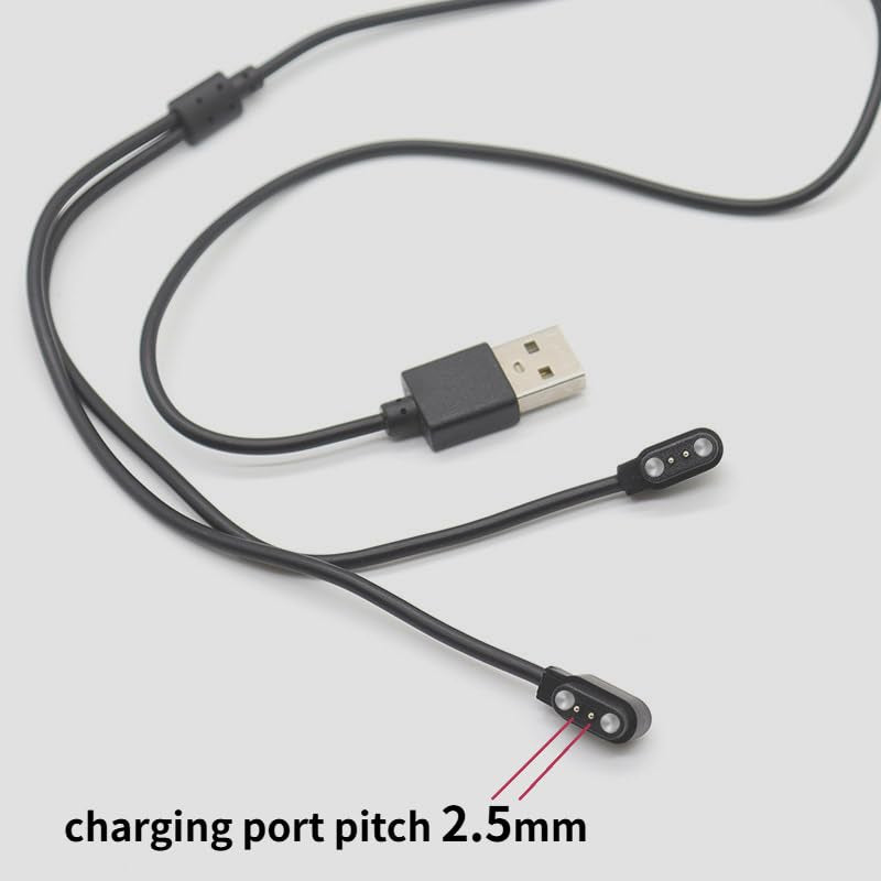 Smart Glasses Charger,1 Pack Compatible with Smartglasses Charging Cable Magnetic USB Cord(Only Fit Charge Point Spacing 2.5Mm Glasses)