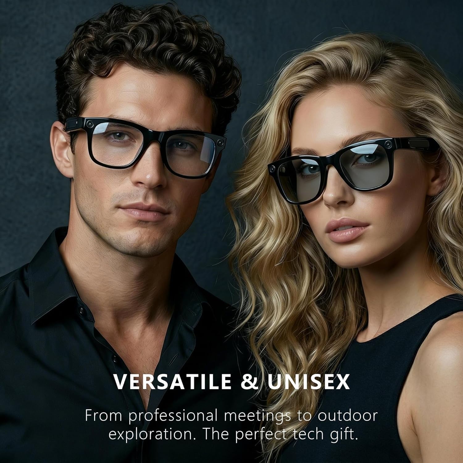 4K AI Smart Glasses with Photochromic Lenses, Integrated Chatgpt AI Model, Real-Time Translation, HD Video Recording, Long Battery Life, Bluetooth 5.4 Wireless