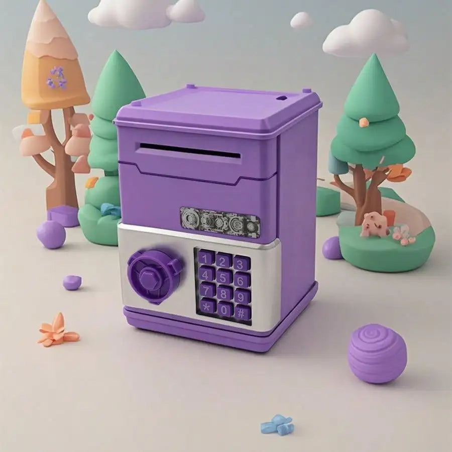 Children'S Mini Piggy Bank Accessible Creative Piggy Bank Password Piggy Bank for Boys and Girls to Store Holiday Gifts