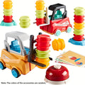 Engineer Forklift Transport Game - Brain-Boosting Construction Toywith Mine Truck, Stacking & Matching Skills for Kids