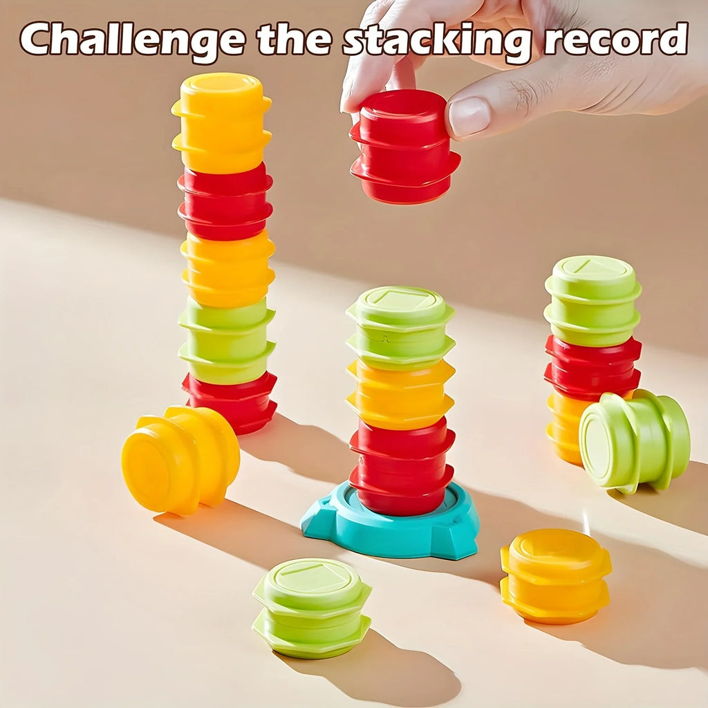 Engineer Forklift Transport Game - Brain-Boosting Construction Toywith Mine Truck, Stacking & Matching Skills for Kids