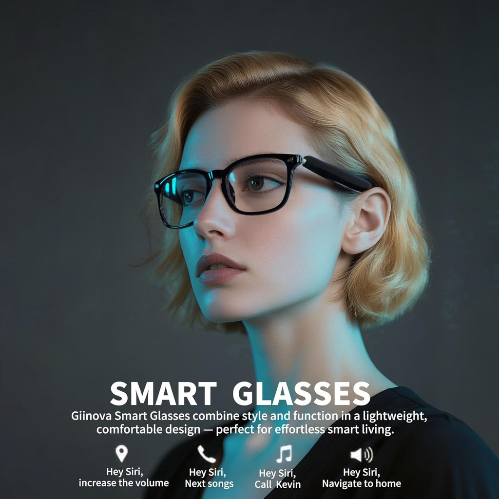 Ai Smart Glasses Bluetooth 5.4 with Translation for Men Women 160+Languages Color-Change Lens Power by Chat GPT Assistant Free App Translator Glasses Meeting,Driver,Travel