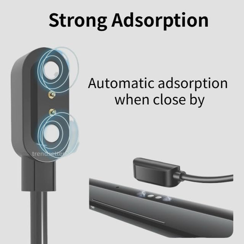 Smart Glasses Charger,1 Pack Compatible with Smartglasses Charging Cable Magnetic USB Cord(Only Fit Charge Point Spacing 2.5Mm Glasses)