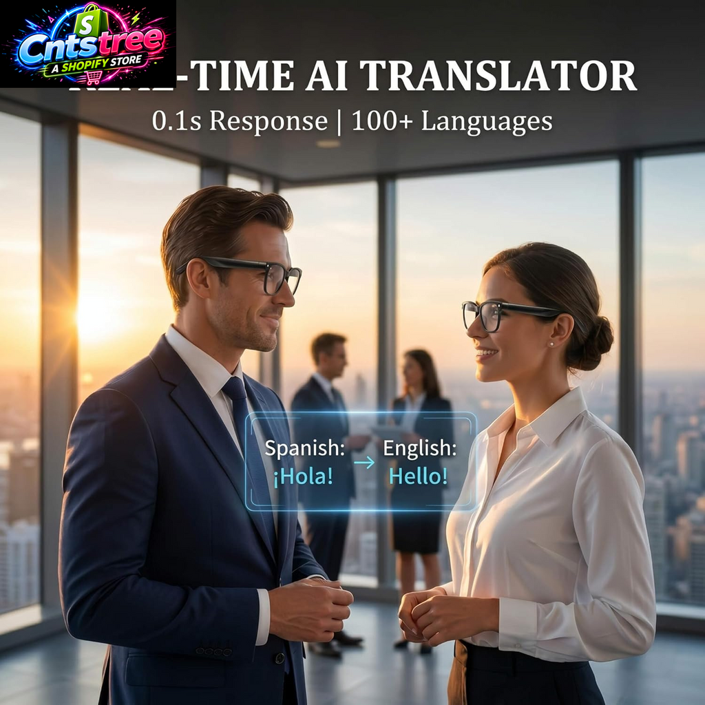 Earlysincere AI Smart Glasses with 4K Camera & Chatgpt, Photochromic Transition Lenses + Extra Blue Light, Real-Time Translator & Meeting Minutes, Voice Control Smart Wearable