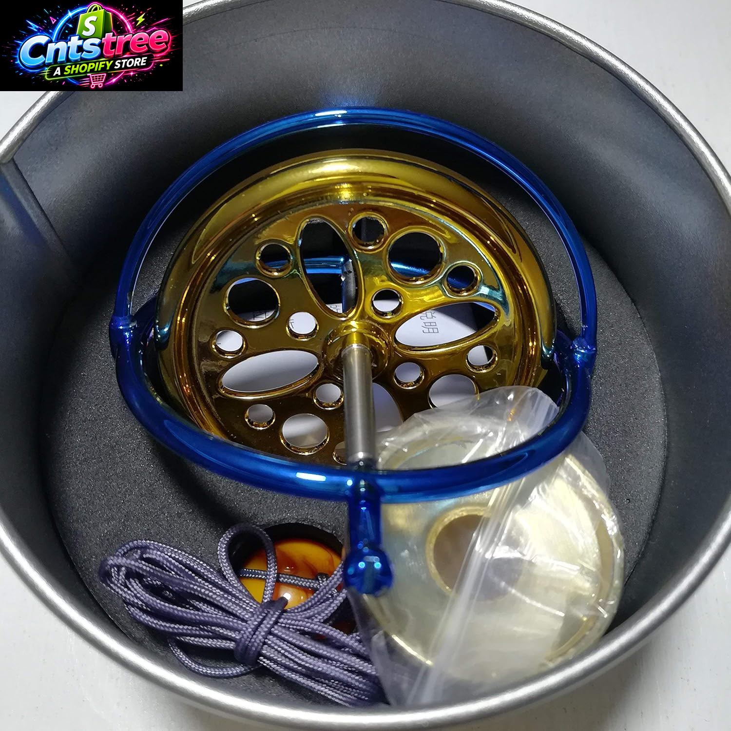Joytech Precision Gyroscope Metal Anti-Gravity Spinning Top Balance Toy Educational Gift AG002