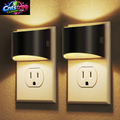 Doresshop LED Night Light[2 Pack], Night Lights Plug into Wall, 3 Level Brightness Adjustable Plug in Night Light, Dusk to Dawn Sensor, Nightlights for Adults, Bedroom, Bathroom, Hallway, 3000K