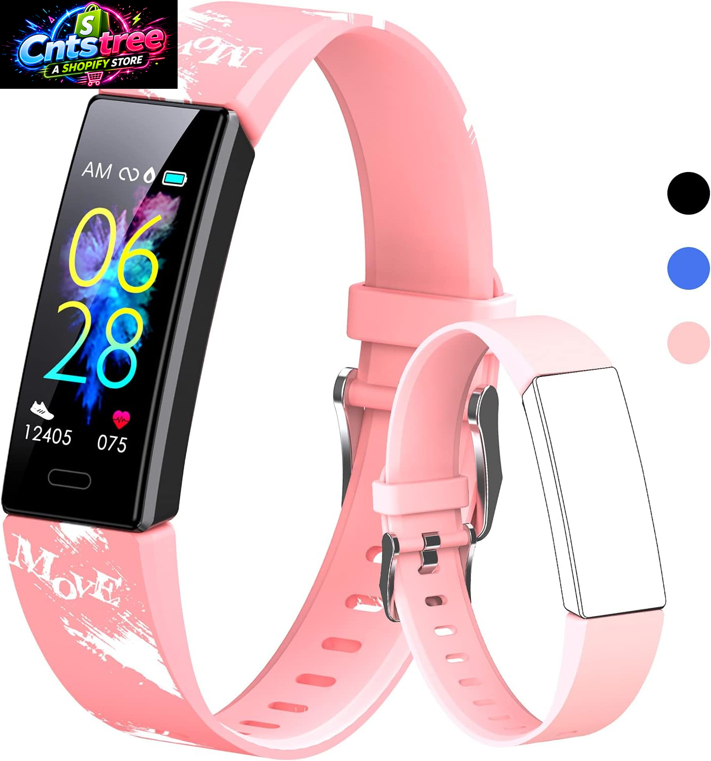 Kids Watch Fitness Tracker, Fitness Watches for Kids, Activity Tracker with Pedometers, Stopwatch, IP68 Waterproof, 11 Sport Modes Smart Watch for Kids Age 6-16 Years Old