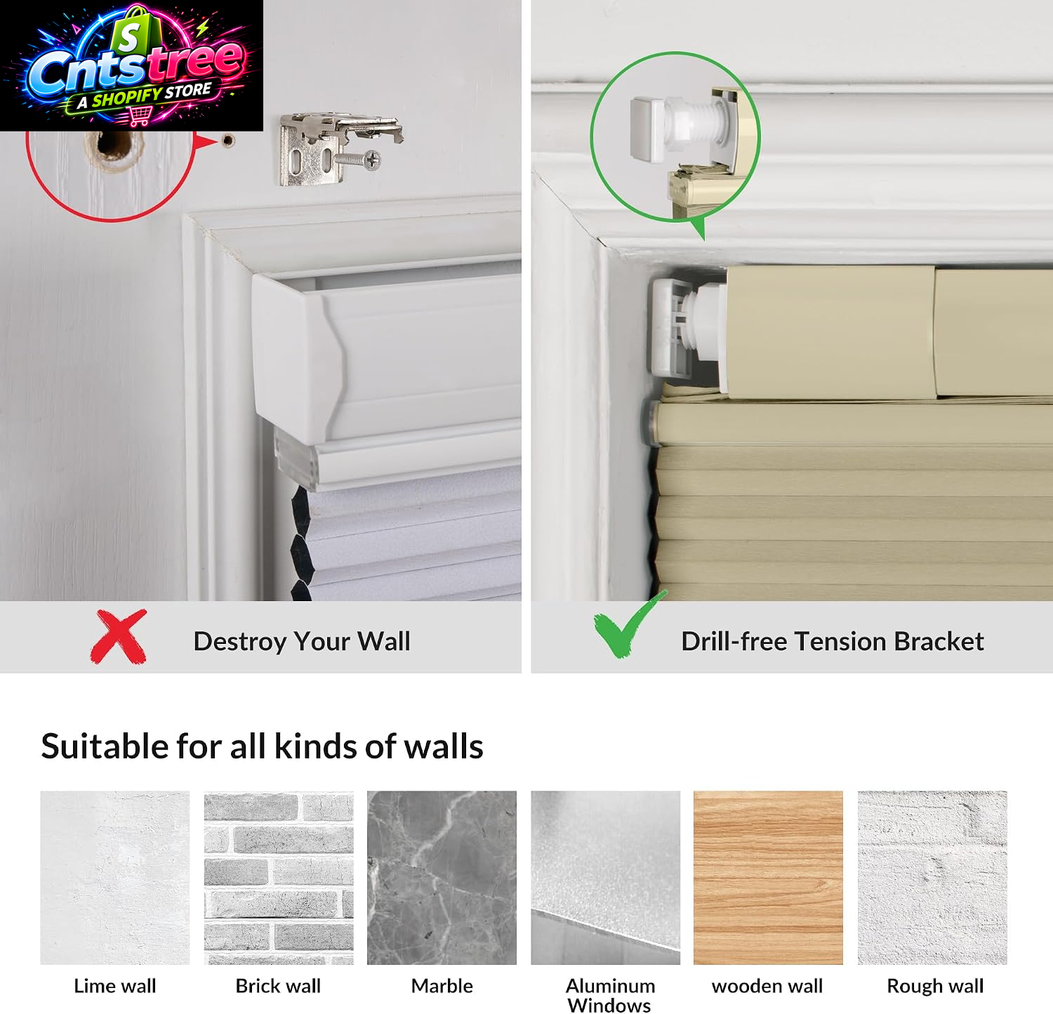 BERISSA Top down Bottom up Cordless Cellular Shades,No Drill Blinds 34"X48" | Beige Blackout TDBU Adjusts Light & Privacy. No-Drill Mount. Honeycomb Saves Energy, Insulates, Blocks Light & Cuts Noise.