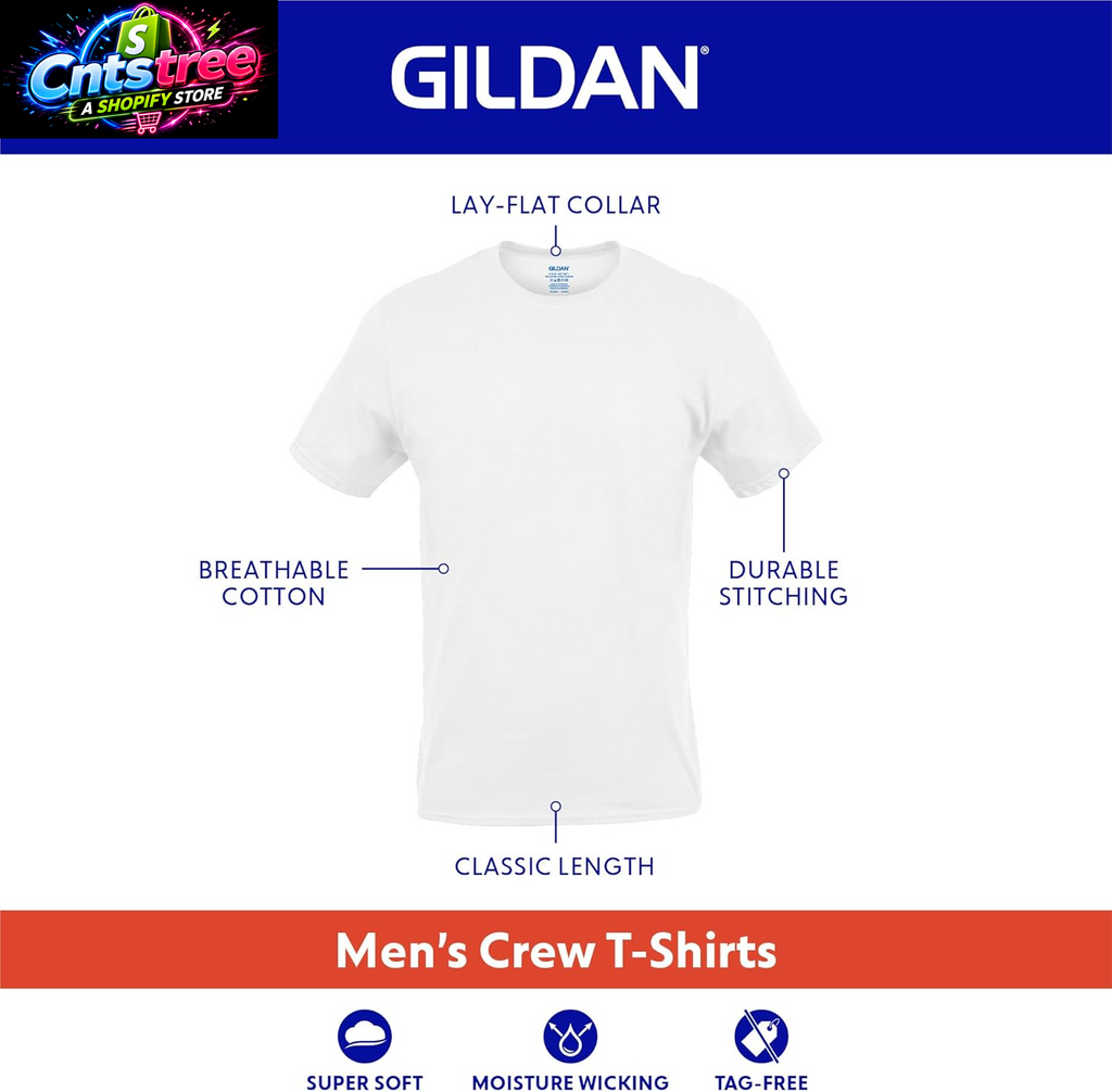 Gildan Men'S Crew T-Shirts, Multipack, Style G1100