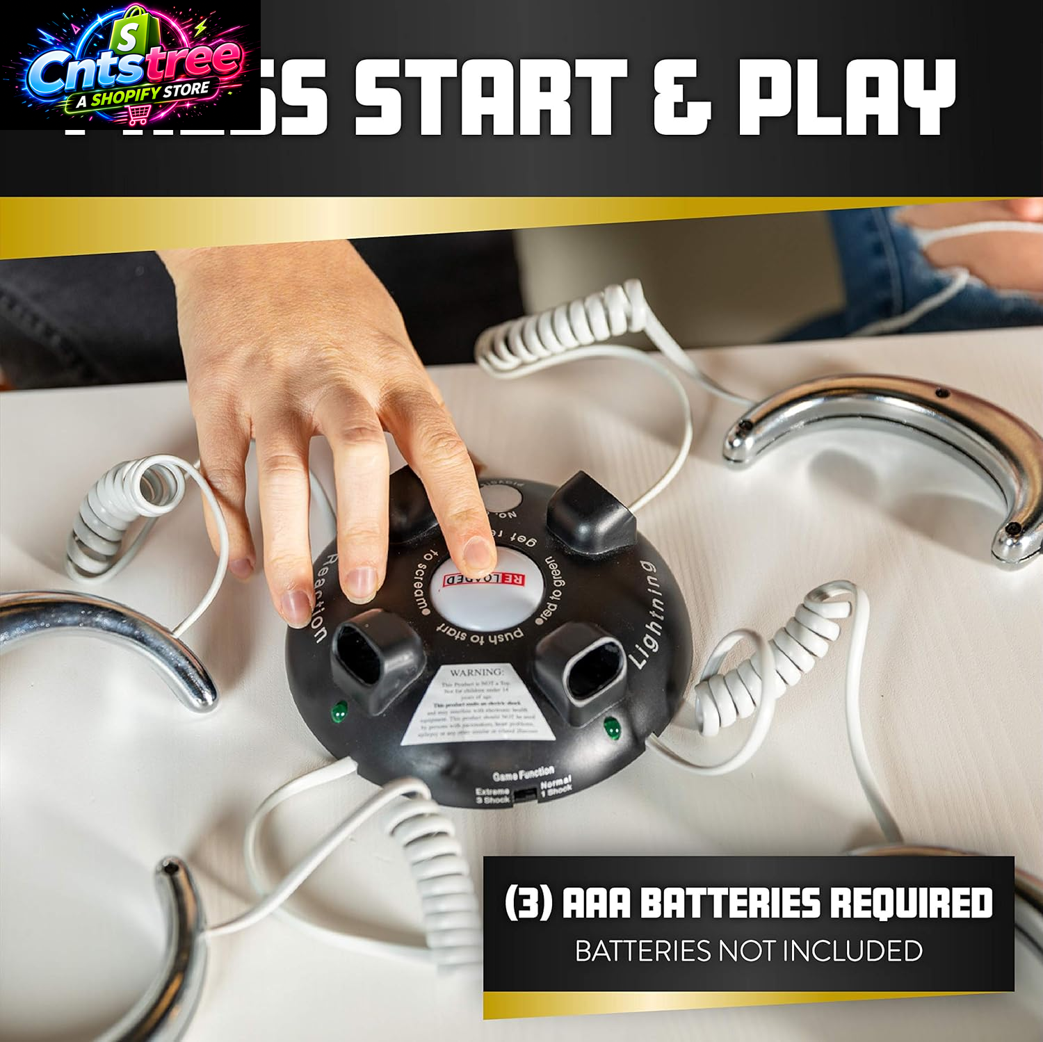 Lightning Reaction Reloaded Shocking Game - the Quick Reaction Shocking Finish Game for the Whole Family