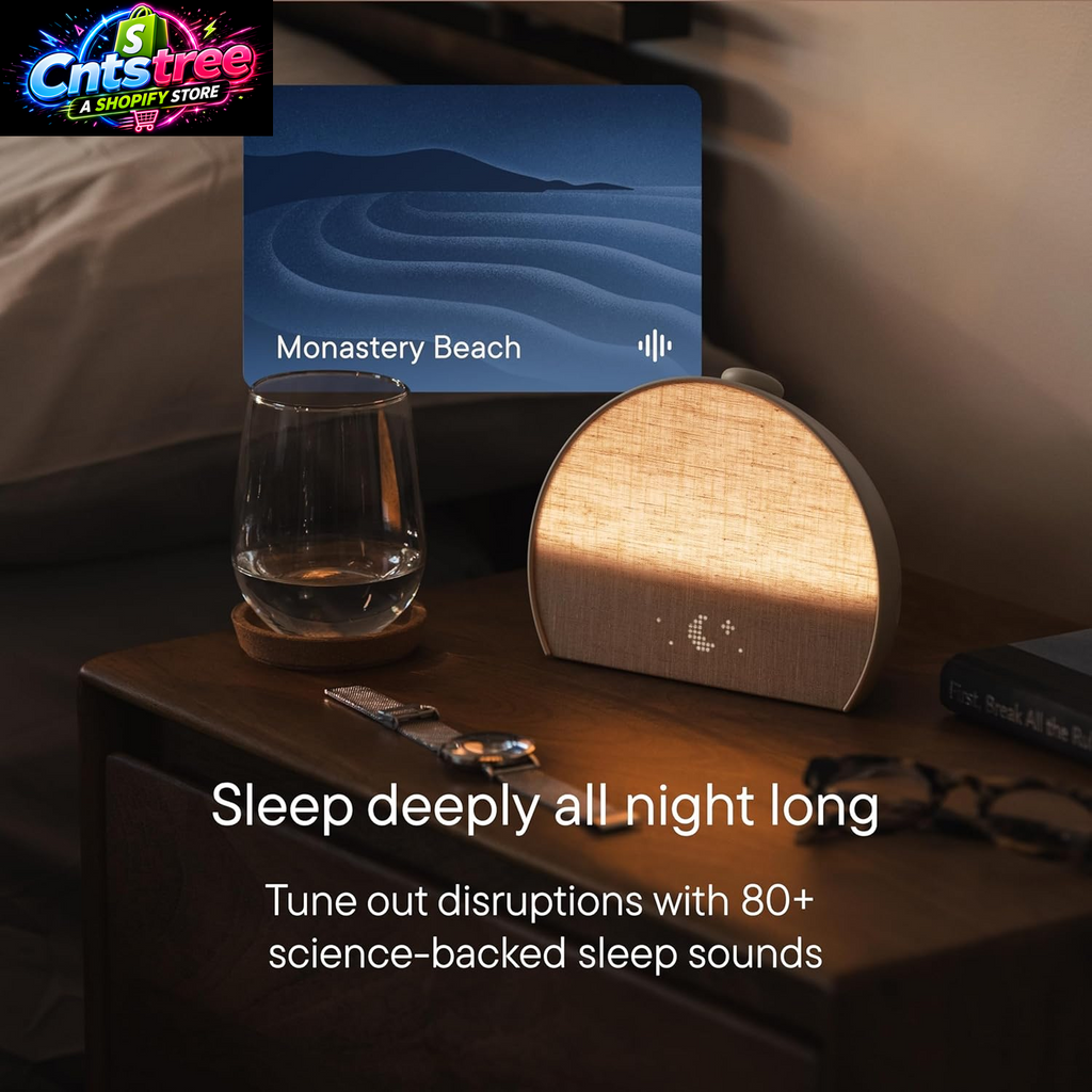 Hatch Restore 3 Sunrise Alarm Clock, Sound Machine, Smart Light (Putty) - White Noise, Screen-Free Sleep Routine