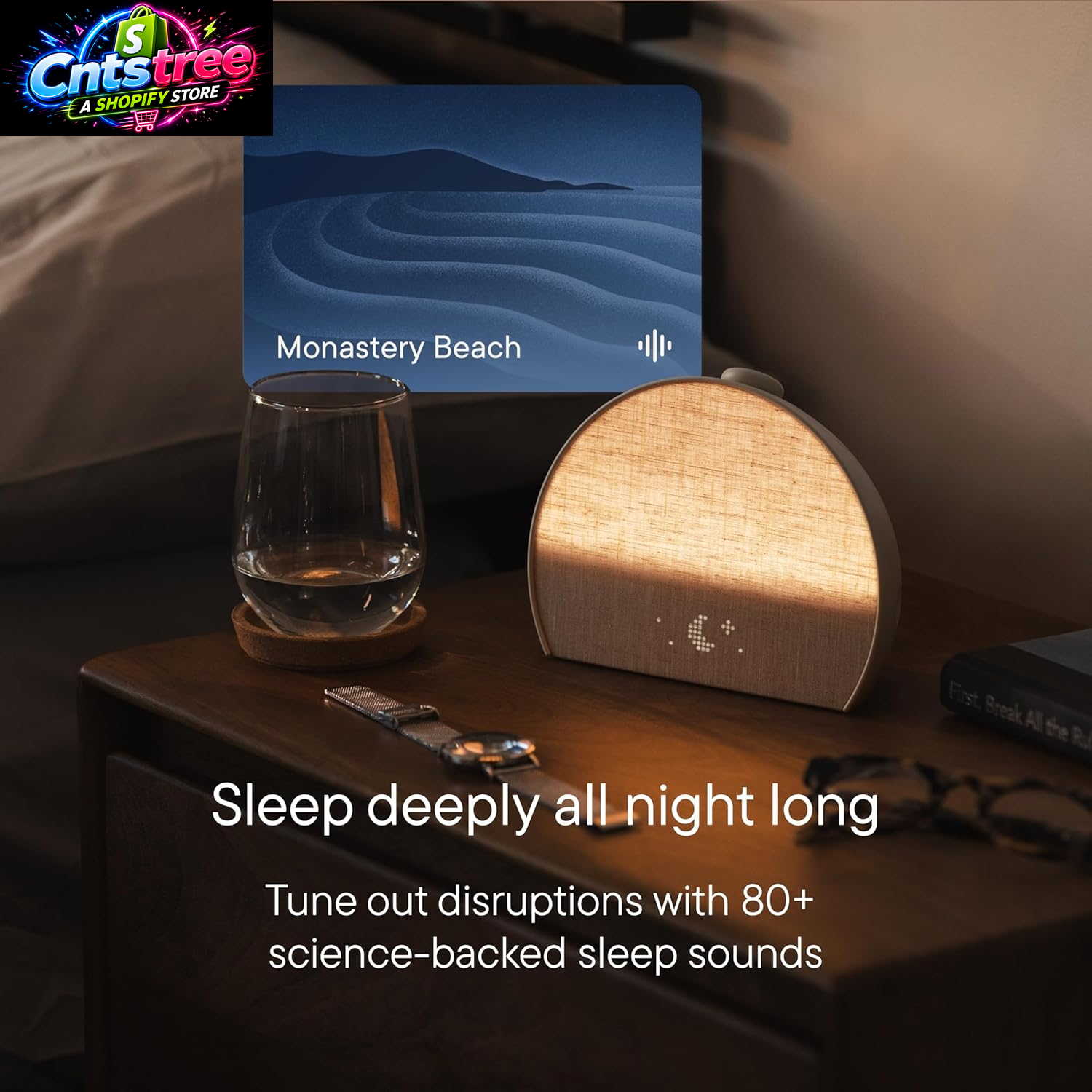 Hatch Restore 3 Sunrise Alarm Clock, Sound Machine, Smart Light (Putty) - White Noise, Screen-Free Sleep Routine