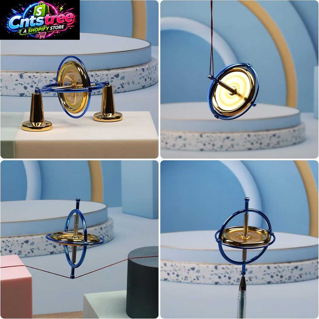 Joytech Precision Gyroscope Metal Anti-Gravity Spinning Top Balance Toy Educational Gift AG002