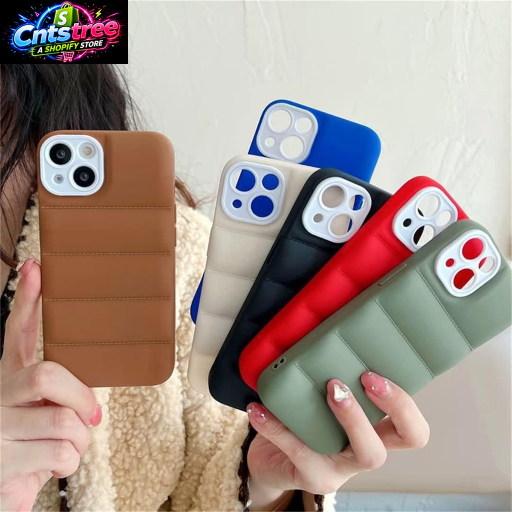 Case for Iphone 15 Pro Max,Luxury down Jacket Design Soft Unzip Sofa Silicone Puffer Touch Cloth Full Portection Shockproof Girls Women Phone Case for Iphone 15 Pro Max,6.7 Inch 2023 (Black)