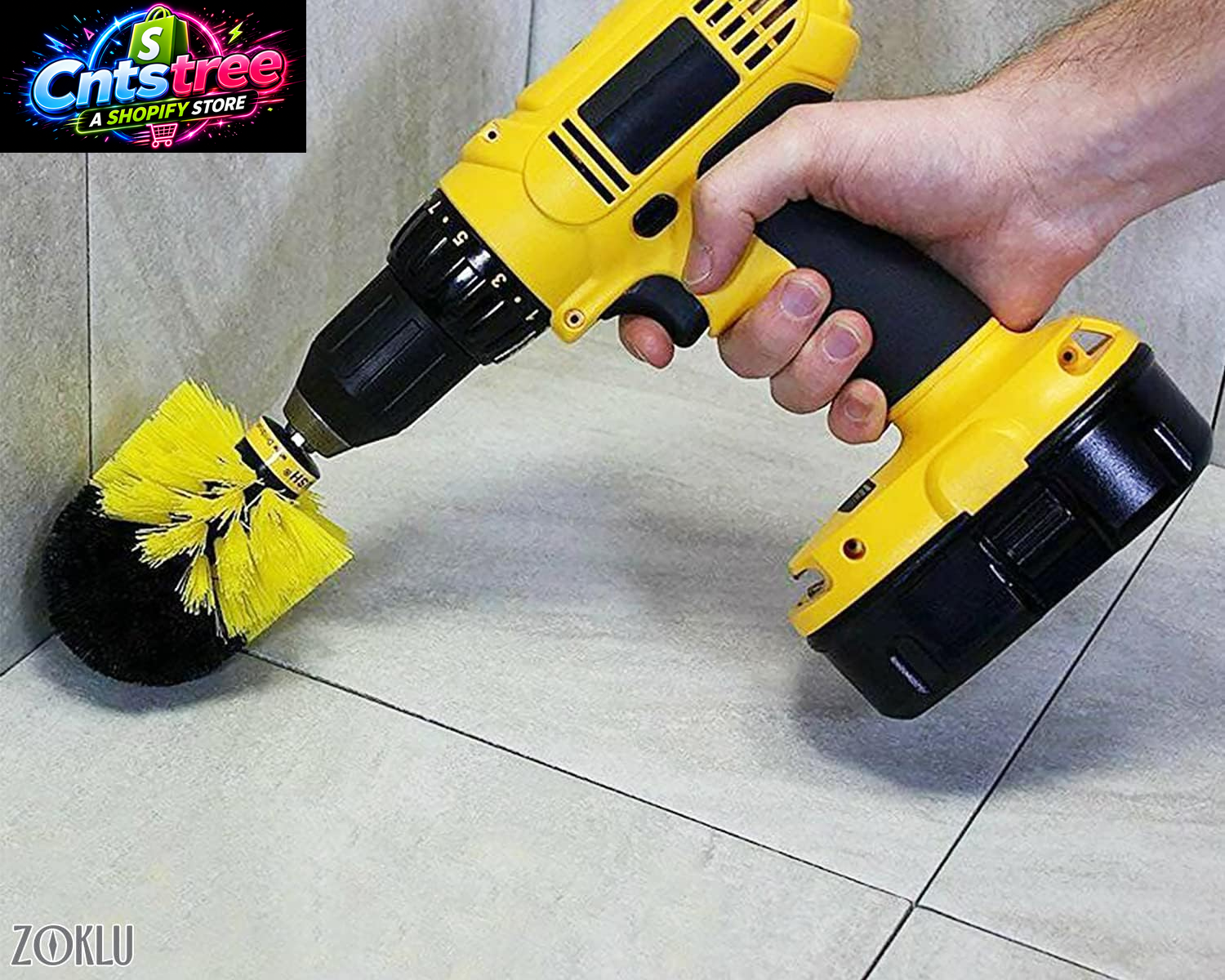 3 Pcs Drill Brush Attachments for Cleaning, Nylon 2/3.5/4 in Heads | Brush Attachment for Drill, 1/4 in Hex Shaft; Use on Car Detailing, Carpet, Wheels, Showers, Bathtubs, Tile, Grout & Floors