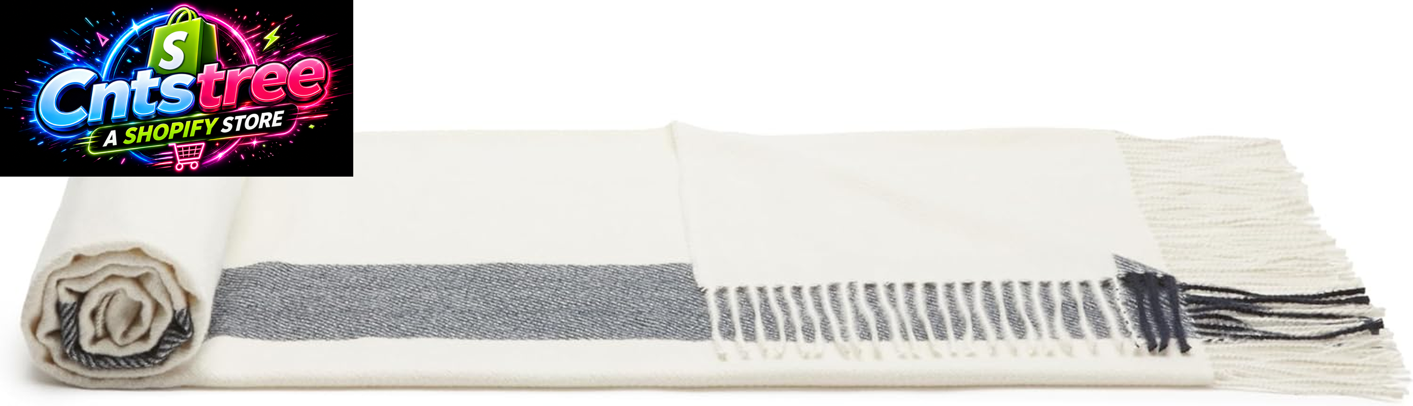 Amazon Basics Room Decor Throw Blanket, Lightweight and Cozy Polyester, 50"X 60", Ivory with Blue Cross-Check Pattern, Thin