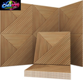 Soon Global Acoustical Wall Panels, 6-Piece 23.62 X 23.62 Inches Art Acoustic Panels, Decorative Acoustic Panels, Acoustic Wall Panels, Sound Absorbing Wall Art, Arcadian Vortex