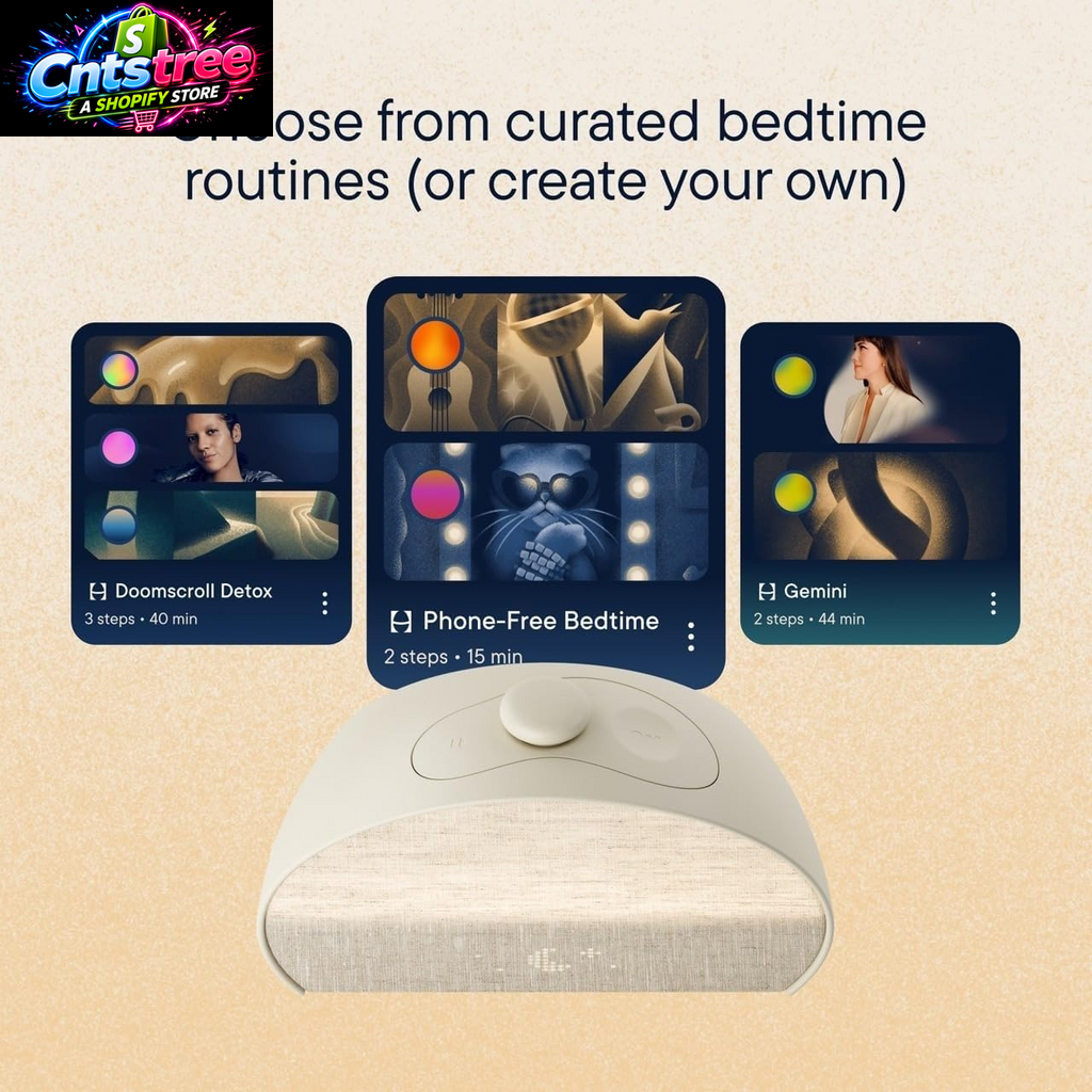 Hatch Restore 3 Sunrise Alarm Clock, Sound Machine, Smart Light (Putty) - White Noise, Screen-Free Sleep Routine