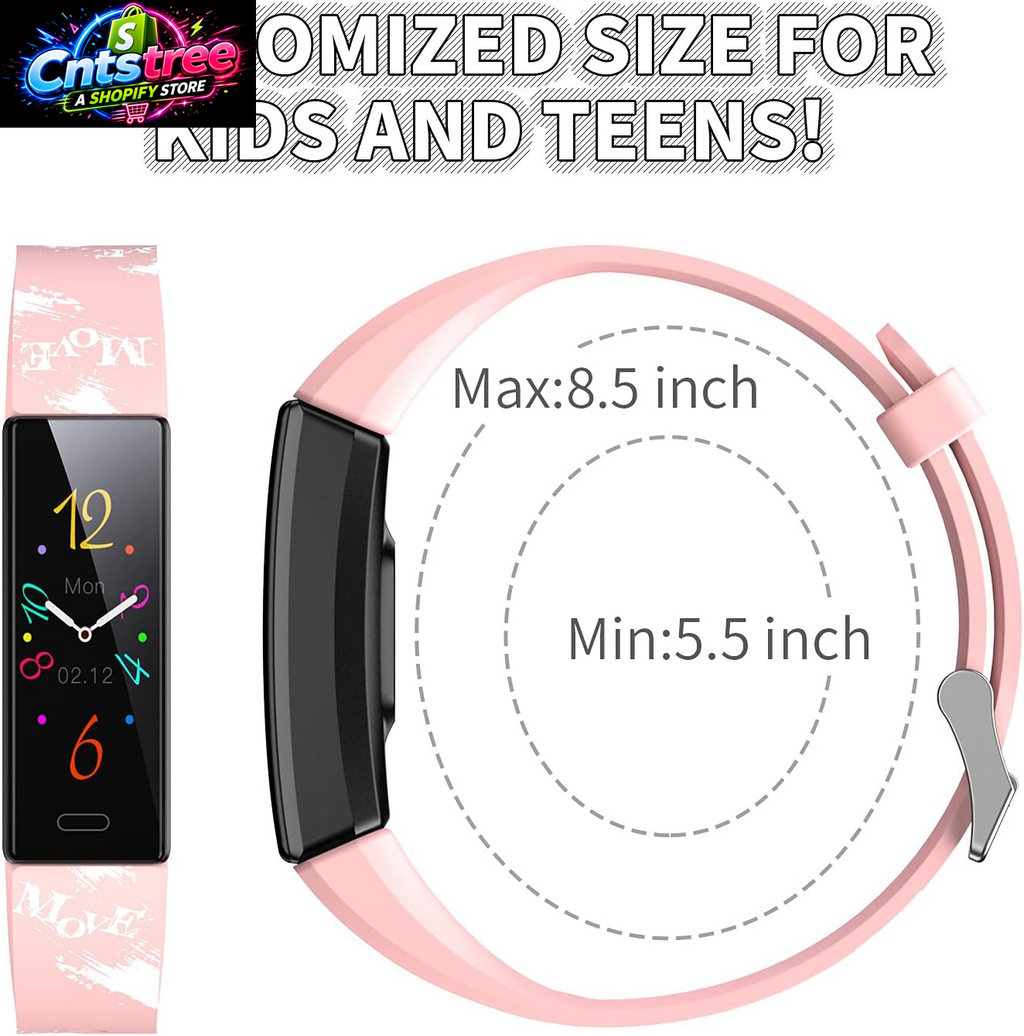 Kids Watch Fitness Tracker, Fitness Watches for Kids, Activity Tracker with Pedometers, Stopwatch, IP68 Waterproof, 11 Sport Modes Smart Watch for Kids Age 6-16 Years Old
