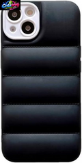 Case for Iphone 15 Pro Max,Luxury down Jacket Design Soft Unzip Sofa Silicone Puffer Touch Cloth Full Portection Shockproof Girls Women Phone Case for Iphone 15 Pro Max,6.7 Inch 2023 (Black)