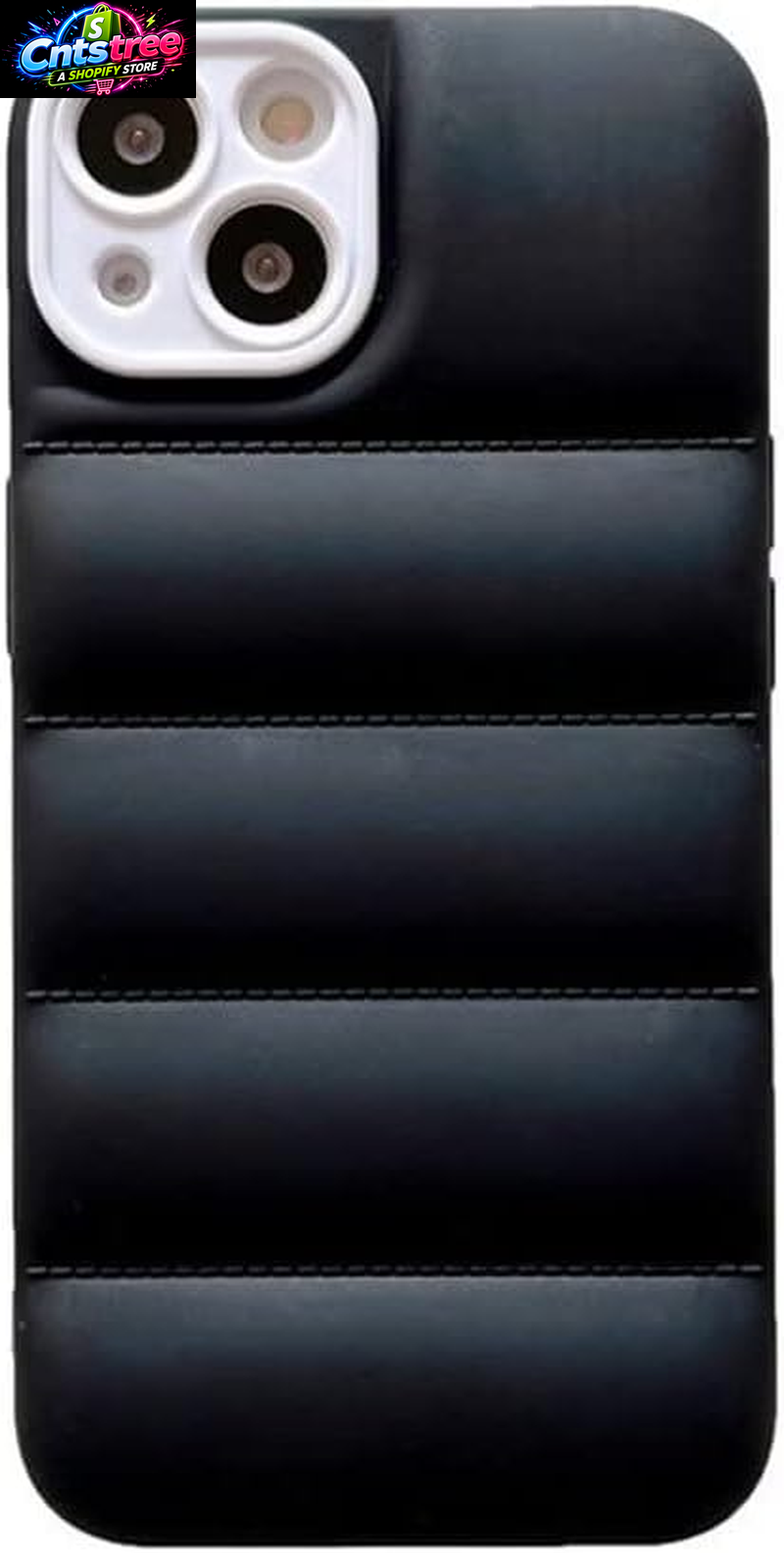 Case for Iphone 15 Pro Max,Luxury down Jacket Design Soft Unzip Sofa Silicone Puffer Touch Cloth Full Portection Shockproof Girls Women Phone Case for Iphone 15 Pro Max,6.7 Inch 2023 (Black)